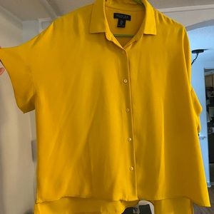 Gorgeous gold boxy button down